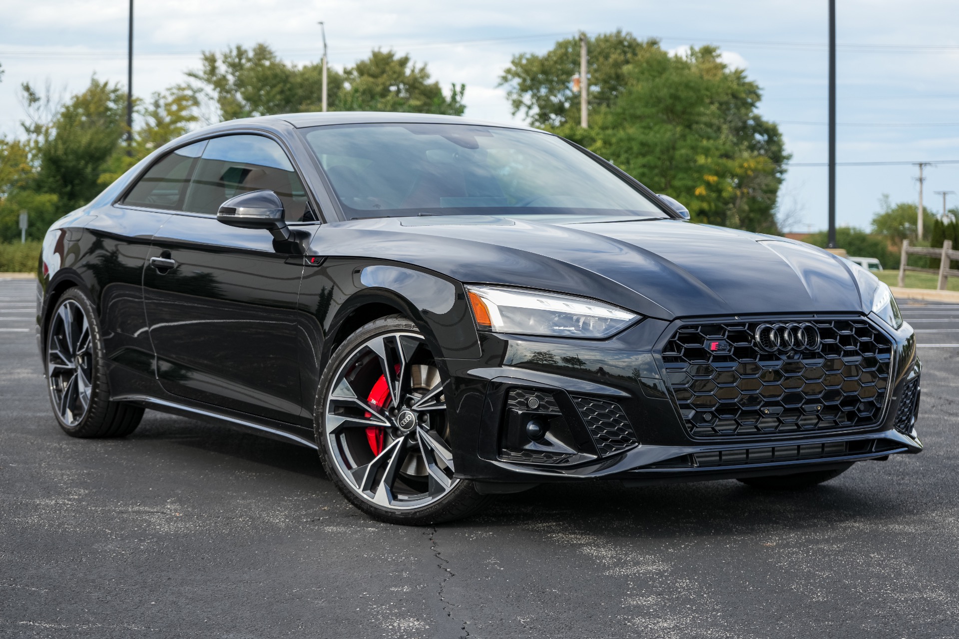 Mythos Black Metallic 2024 Audi S5 Coupe All-Wheel Drive 8-Speed Automatic