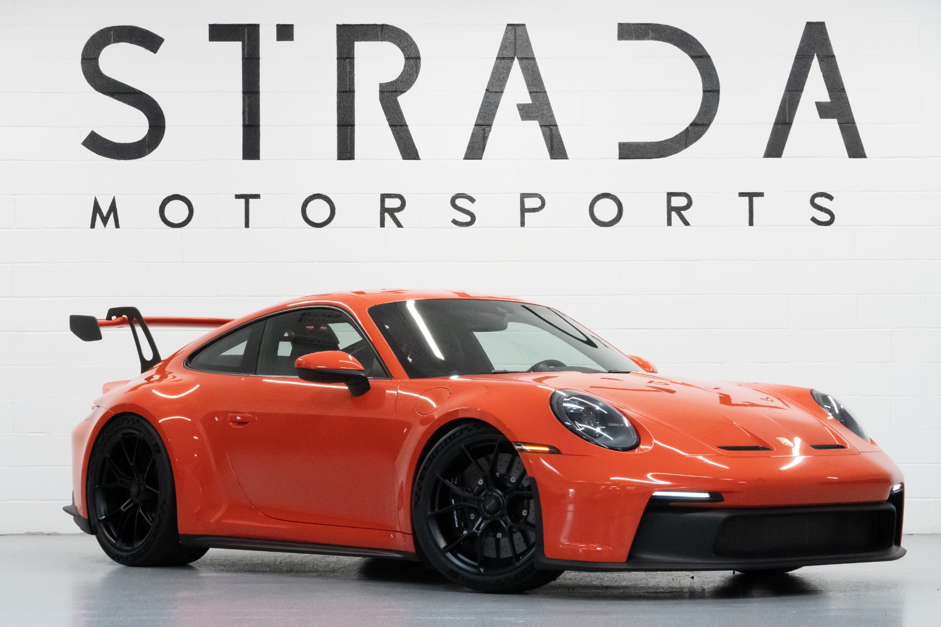 1/18 ポルシェ 911 GT3 2021(オレンジ×ブラックホイール) 1/18 Makeup Porsche 911 991.2 GT3 RS (Orange with Black Hood