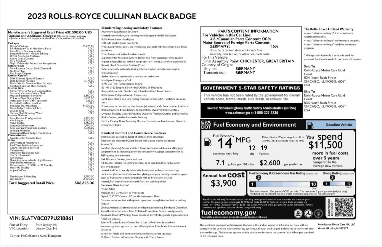 2023 Rolls-Royce Cullinan Black Badge - Photo 41