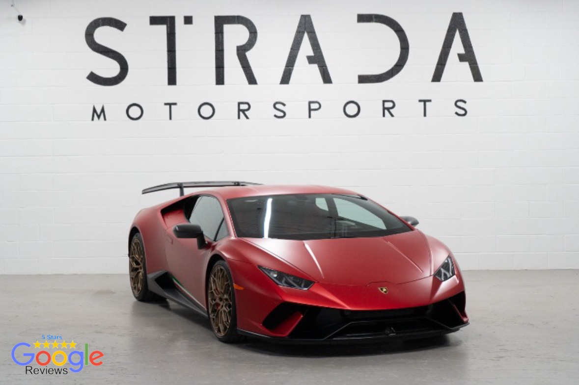 Used 2018 Lamborghini Huracan LP Performante For Sale (Sold) | Strada Motorsports Stock #SM0132-CONS